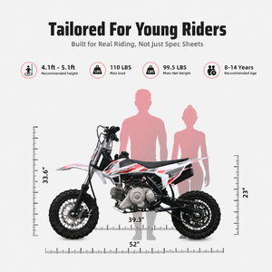 Fabricant vérifié, moto à 2 roues <span class=keywords><strong>60CC</strong></span> à 4 temps, consommation de carburant 3,5L, vitesse maximale 35 km/h, <span class=keywords><strong>motocross</strong></span> - Product Image 5