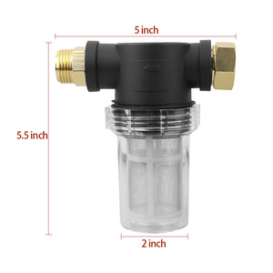 Filtre à eau SPS 3/4 pouce avec écran en maille, filtre d'entrée d'eau pour la maison et le jardin, mini-filtre - Product Image 3