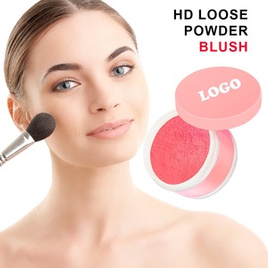 Poudre de blush minérale 15g, longue tenue, imperméable, contrôle du sébum, éclaircissant, fini naturel pour les peaux claires - Product Image 3