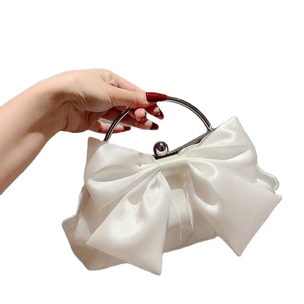 Phụ nữ satin buổi tối Túi ly hợp Bowknot túi xách sang trọng cho phụ nữ Wedding party bag dành cho phụ nữ