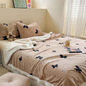 Ensembles de couverture épaissie en molleton de lait en gros couverture canapé châle dortoir couverture de sieste - Product Image 3