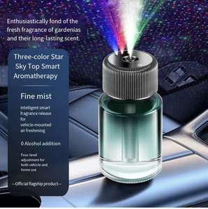 Diffuseur <span class=keywords><strong>de</strong></span> voiture haut <span class=keywords><strong>de</strong></span> gamme avec pulvérisation <span class=keywords><strong>de</strong></span> parfum automatique pour parfum <span class=keywords><strong>de</strong></span> voiture <span class=keywords><strong>de</strong></span> toit étoilé tricolore. - Product Image 3