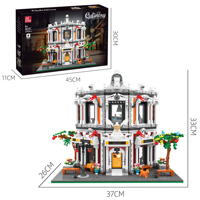 2026 Nuevo MOC Academia de Cocina Street View, Modelo de Arquitectura, Juguetes de Rompecabezas para Adultos, Regalo, 2743 Piezas, Sets de Bloques de Construcción