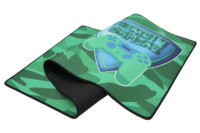Tapis de bureau personnalisé grand format, doux et durable, avec logo imprimé, base antidérapante pour le travail quotidien au bureau