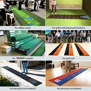 Tapis de putting de golf personnalisé 0,5x3 m en caoutchouc, green d'entraînement avec alignement pour usage <span class=keywords><strong>intérieur</strong></span>/extérieur, idéal pour les terrains de golf et académies de golf, vente en gros - Product Image 5