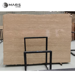 Mesa travertino amarillo romano pavo piedra Natural mármol Beige 1,8 cm travertino pulido <span class=keywords><strong>Deco</strong></span> para proyecto - Product Image 3