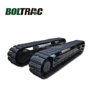 Nuevo Diseño de Chasis con Orugas de Goma de 0.5 a 20 Toneladas, Sistema de Tren de Rodaje para Excavadora, Grúa y Plataforma de Perforación con Motor Hidráulico - Product Image 1