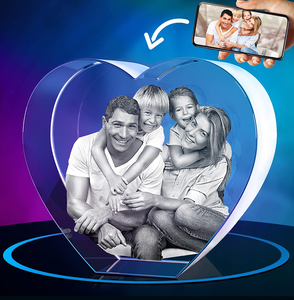 빈 3d 레이저 수제 사용자 정의 K9 솔리드 빈 크리스탈 큐브 매직 크리스탈 유리 큐브 조각 - Product Image 4