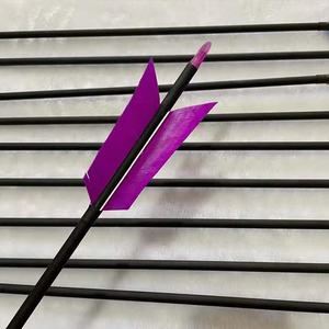 Flechas de Carbono de 12 Ramas con Deflexión de 500, y la Cola se Puede Convertir en Varillas de Flecha Multicolores - Product Image 4