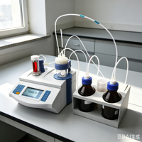 TPKFT-40VC Dual Mode Karl Fischer Titrator Volumetric & Coulometric Moisture Analyzer dengan RS-232 & Penyimpanan GLP