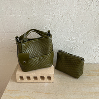 Sac à main tissé léger et confortable pour femme, multi-poches, sac bandoulière de shopping, grand espace