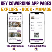 Desarrollo de Aplicaciones de Reserva de Espacios de Coworking Personalizados para iOS y Android, Reserva de Salas de Reuniones en Internet Multiplataforma