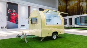 ORANGE RV <span class=keywords><strong>Remorque</strong></span> alimentaire arquée jaune pour crème glacée, camion <span class=keywords><strong>de</strong></span> restauration pour pizza et hamburgers, fourgon <span class=keywords><strong>de</strong></span> restauration tendance, chariot alimentaire mobile pour UE, États-Unis, Australie - Product Image 4