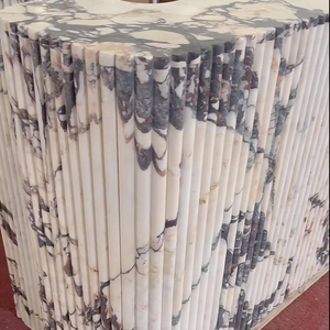 KHÁCH SẠN hiện đại loại 2 người calcatta Viola rãnh đá cẩm thạch bàn tiếp tân tùy chỉnh văn phòng Spa Thẩm mỹ viện - Product Image 6