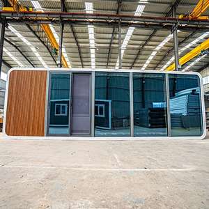 Casa Prefabricada Modular LDYZ, Cabaña Móvil Tipo <span class=keywords><strong>Apple</strong></span>, Oficina, Hotel, Casa Contenedor de 40 pies, Certificación CE, Diseño Moderno Transpirable 1 - Product Image 5