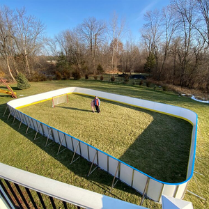 ZSPE personnalisé en plastique floorball clôture barrière tableau de bord amovible arène planches de tableau de bord patinoire synthétique tableau de bord - Product Image 3