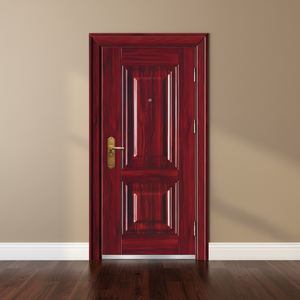 Porte de sécurité extérieure en acier de style moderne, étanche, antivol, insonorisée, avec gravure de <span class=keywords><strong>logo</strong></span> personnalisée, ouverture battante, <span class=keywords><strong>entrée</strong></span> de jardin - Product Image 1