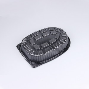 Cajas de embalaje de pollo frito especial de Acción de Gracias Contenedor de pollo asado de plástico desechable con tapa antivaho - Product Image 5