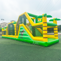Location de fêtes commerciales de parcours d'obstacles gonflables avec toboggan aquatique Jumping Castle Bouncy Jumper Water Slide Combo