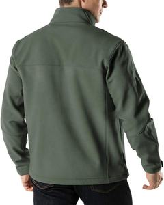 เสื้อแจ็คเก็ตซอฟต์เชลล์สำหรับผู้ชาย,เสื้อกันหนาวสีเขียวกันน้ำได้ - Product Image 4