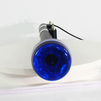 Nouveau feu arrière stroboscopique clignotant 12V pour motos montage sur poteau avec accessoires de lumière de voiture de couleurs rouge bleu ambre