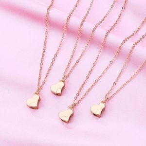 Ensemble de colliers pour meilleures amies, pendentif trèfle à <span class=keywords><strong>quatre</strong></span> feuilles assorti, colliers tendance plaqués or pour sœurs, BFF, 4 pièces - Product Image 5