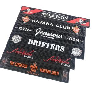 Custom Printed Silicone PVC Bar Runner Rubber Pub <b>Mat</b> <b>Beer</b> Spill Pad Rail <b>Mat</b> Drip Tray Non Slip Service <b>Mat</b> Placemat Pad - Product Image 6