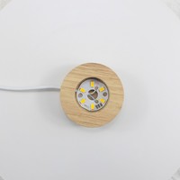 LED USB 3D galaxie colorée boule de cristal lumineuse base de veilleuse pour chambre à coucher