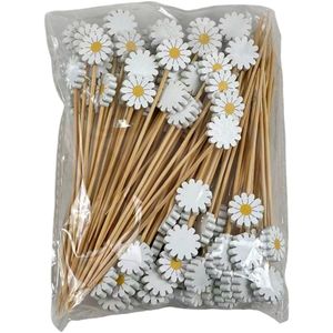 بسكويت أبيض بزهرة دايزي ، ديكور لحديقة الزفاف - Product Image 6