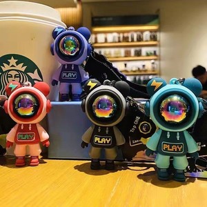Llavero de Silicona con Diseño de Oso de Peluche 3D Estilo Vintage, Ecológico, Color Personalizado, Colgante para Bolso de Coche, Regalos Promocionales - Product Image 5