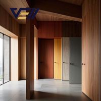 VELL Pvc Panneles Panneau de bois Ceil Pvc Panneaux de mur et de plafond 8mm Feuilles de placage pour plafond