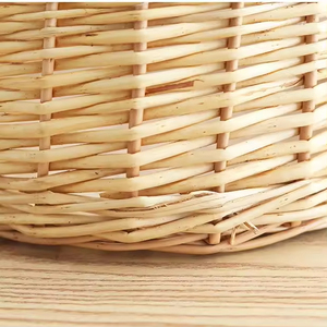 Bolsa de almacenamiento colgante de ratán Natural hecha a mano, cesta de <span class=keywords><strong>flores</strong></span> tejidas, <span class=keywords><strong>flores</strong></span> artificiales, <span class=keywords><strong>arreglos</strong></span> de regalo, decoración del hogar, ropa - Product Image 5