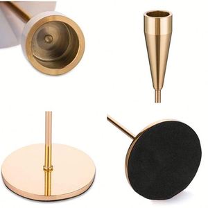 New Everlasting Chrome Taper Metal <b>Stick</b> <b>Candle</b> <b>Holder</b> Candlestick Set for Home Wedding Table Decorations Christmas Accessories - Product Image 6