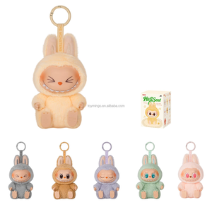 오리지널 Legit Popmart Labubus the Monsters 비닐 블라인드 박스 봉제 인형 좌석 2 세대 핫 미스터리 박스 마카롱 - Product Image 3