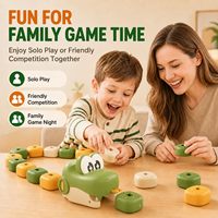 Jouet Serpent Magnétique Télécommandé Dwi Dowellin, Voiture RC Serpent Affamé Interactif avec Sons pour Enfants