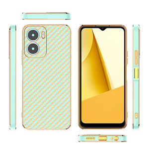 เคสฝาหลังโทรศัพท์กันกระแทก TPU นิ่ม, ใหม่ป้องกันเต็มรูปแบบสำหรับ VIVO Y16 V27 <span class=keywords><strong>Pro</strong></span> Y56 Y100 iqoo NEO 7เคส electroplated - Product Image 3