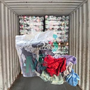 Chiffons industriels mixtes Trapo, chiffons de nettoyage industriels en coton, chiffons coupés à partir de t-shirts usagés - Product Image 1