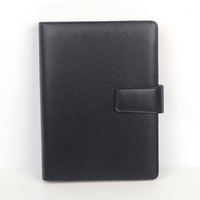 Haohuahao — Logo de marque en cuir pu imprimé, de qualité supérieure, personnalisé, agenda quotidien avec calculatrice