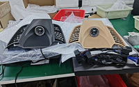 Set Stopwatch Konsol Tengah Penjualan Pabrik Terlaris untuk Upgrade Interior Mobil Porsche Cayenne 2011-2017