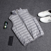 RUIQUWIN Manteau d'hiver léger en duvet pour hommes grandes tailles, coupe-vent à capuche en polyester avec fermeture éclair, personnalisable avec logo, vente en gros