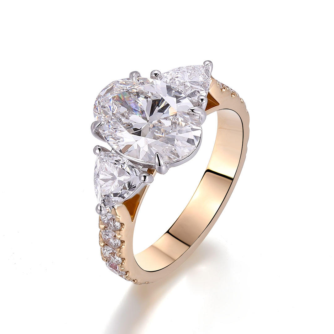 แหวนเพชรแล็บโกลด์ 18k