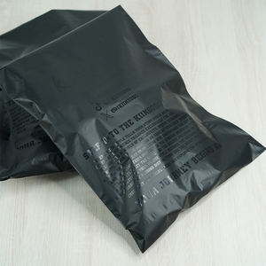 Custom Matte Black shipping Bags Black Printed Poly Mailers for Premium Brand Shipping Packaging - Product Image 1