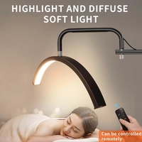 Thudao Lampe de bureau à trois couleurs à LED de 16 pouces pour les soins des yeux Maquillage des cils brodés Beauté Spécial asiatique pour les salons de beauté