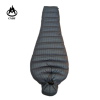 Sac de couchage de camping en duvet de canard imperméable survie hivernale-sac de couchage adulte momie 10-20 degrés