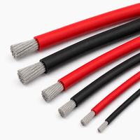 Kabel Silikon Ultra Lembut 10AWG 12AWG Tembaga Berlapis Timah Fleksibel Tahan Suhu Tinggi 200 ° Kabel Karet Silikon C untuk Konektor Baterai