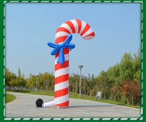 Bâton de canne à sucre gonflable Waterhan Style 80CM/Taille personnalisée en PVC, décoration de Noël, Nouvel An, Halloween, 2 couleurs - Product Image 5