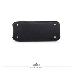 กระเป๋าโท้ทหนังแท้ขนาดใหญ่สำหรับผู้หญิง แฟชั่นใหม่ คุณภาพสูง กระเป๋าธุรกิจเรียบง่าย กระเป๋าสะพายไหล่ผู้หญิง - Product Image 6