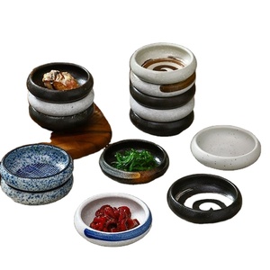Cuencos de Cerámica Japonesa Comerciales para Sushi y Sashimi, Cuencos Redondos de Porcelana de Doble Capa para Salsa de Soja, Mostaza y Aperitivos - Product Image 2