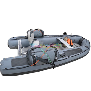 Luxury Inflatable Fishing Boat with PVC Hull Drifting Sport <b>Yacht</b> Light Weight Electric Motor - Product Image 3