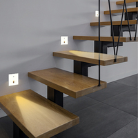 Lumière d'escalier Led capteur de pas extérieur imperméable lampadaire en aluminium intérieur moderne encastré dans le coin de nuit éclairage mural